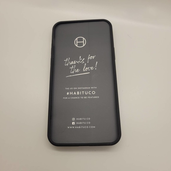 HABITU Odessa black velvet mirror folio case - Picture 5 of 5